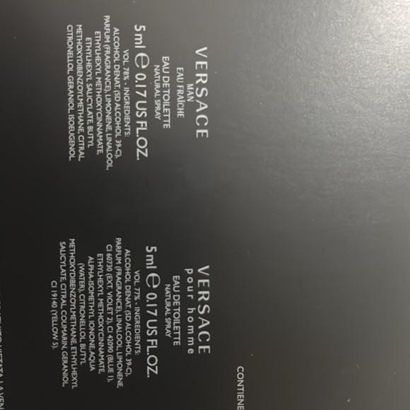 VERSACE!-NEW FRAGRANCE SET(4 PC SET) - Picture 8 of 8